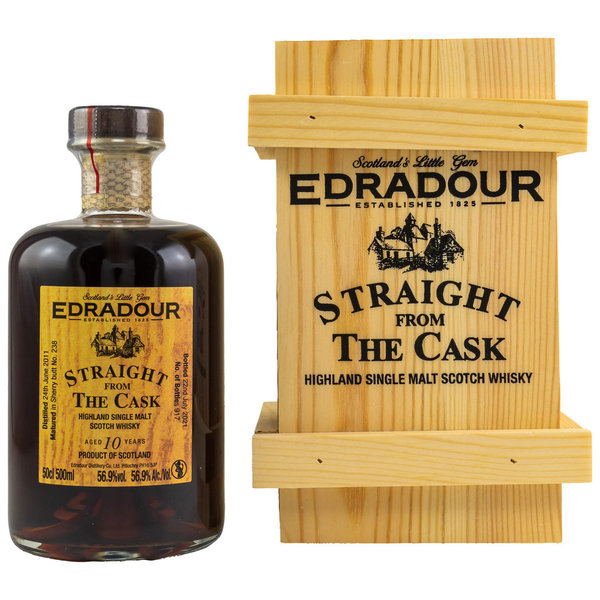 Edradour 2011/2021 - 10 y.o. - Straight from the Cask Sherry Cask Nr. 238